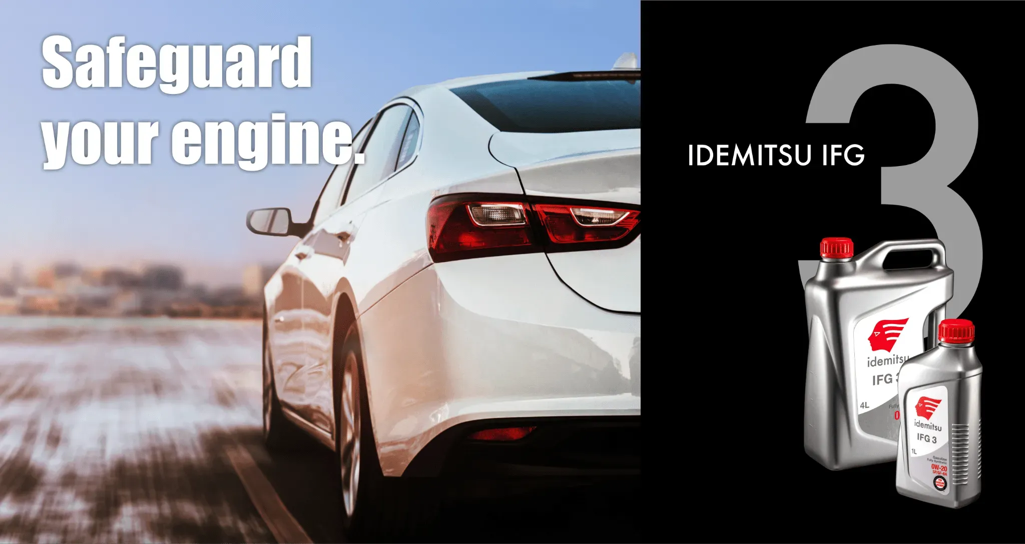 Safeguard your engine. Idemitsu IFG3